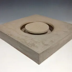 陶艺作品《天圆地方》作者：陈进群 陶艺图片