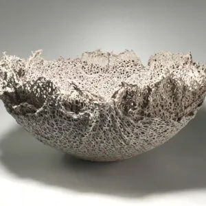 全国美展作品,陶艺作品,《泥纱系列三》,作者:陈进群,陶瓷图片,